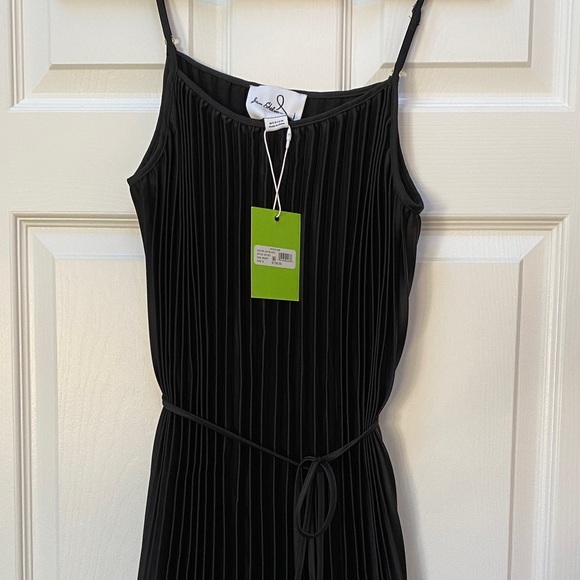 Sam Edelman Black Midi Pleated Dress - Picture 7 of 13